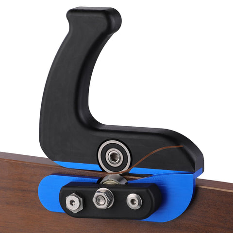 WildBossy Edge Banding Cutter with dual offset bearings for precise trimming on straight and curved edges.