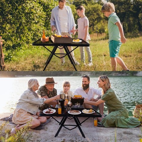 WildFinder lightweight camping table for easy transport on trips