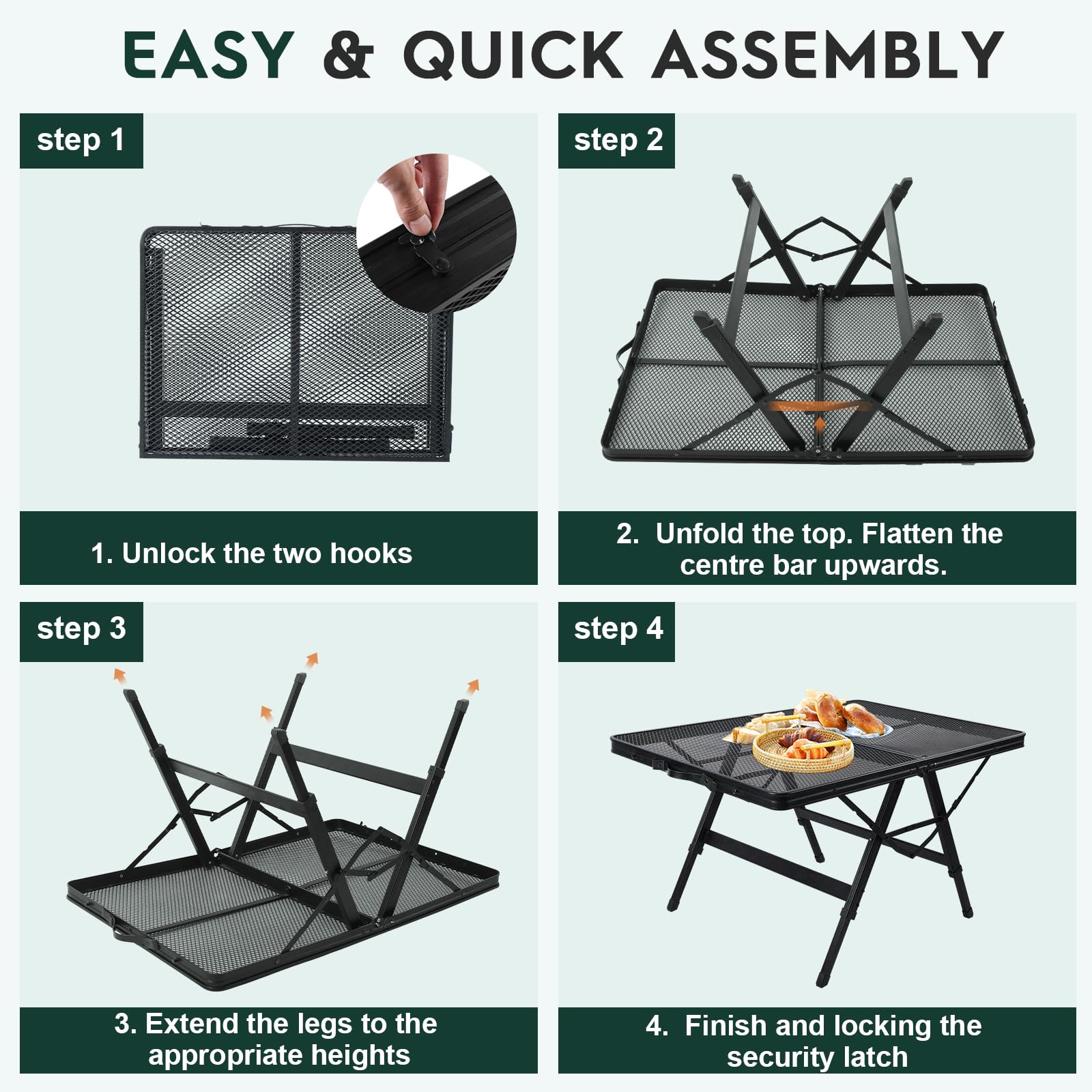 WildFinder outdoor use: camping, picnics, and BBQ prep
