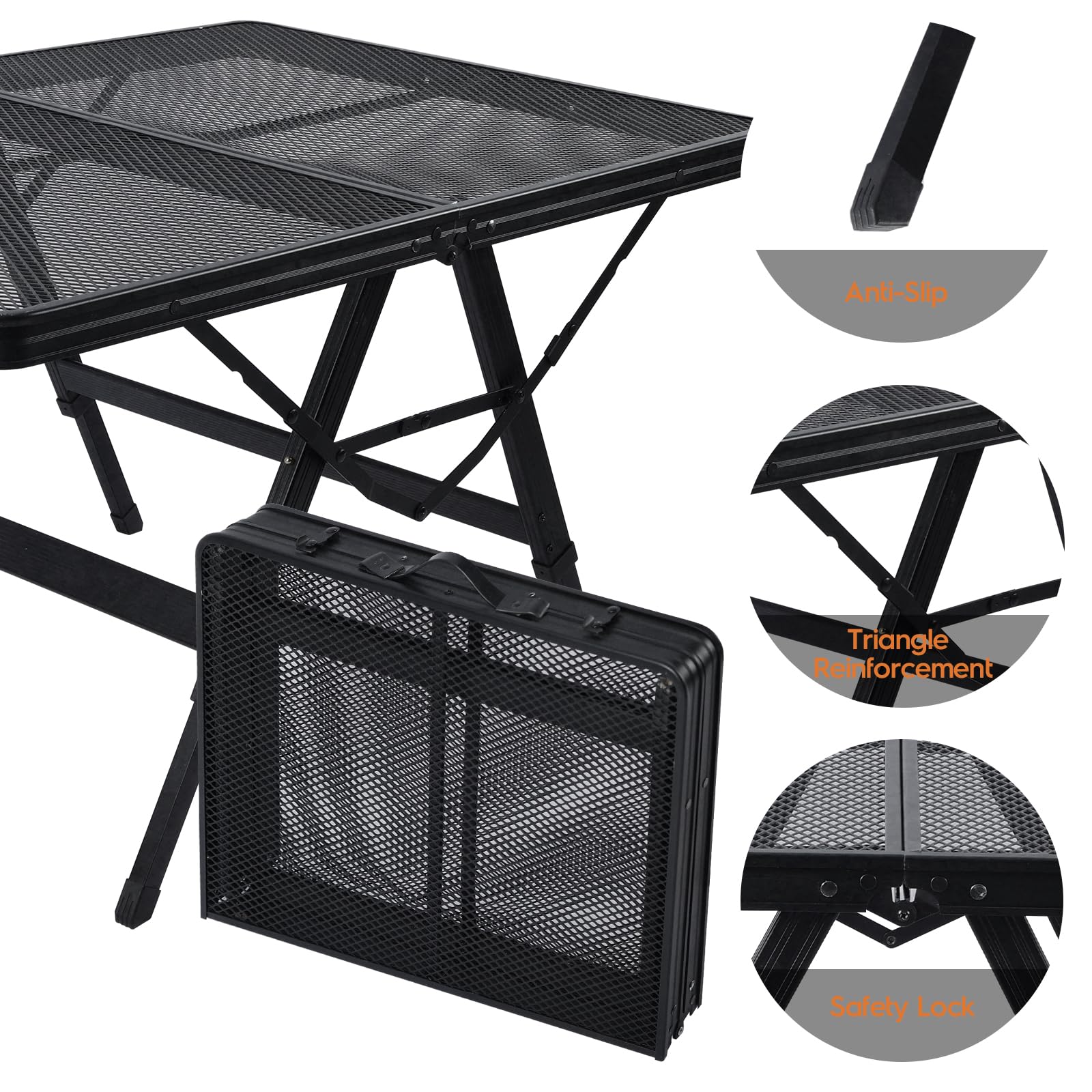 WildFinder waterproof mesh surface resists heat for outdoor cooking
