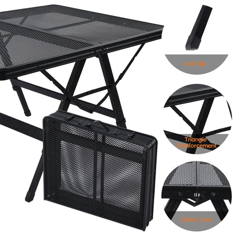 WildFinder waterproof mesh surface resists heat for outdoor cooking