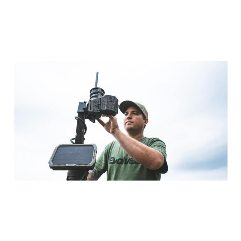 Wildgame Innovations Sol-Pak weather-resistant housing protects components in harsh outdoor conditions.