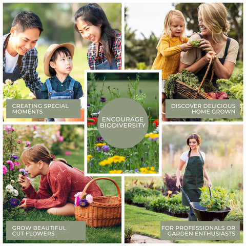 WILDGOOSE sturdy seed container designed for long-lasting garden use.