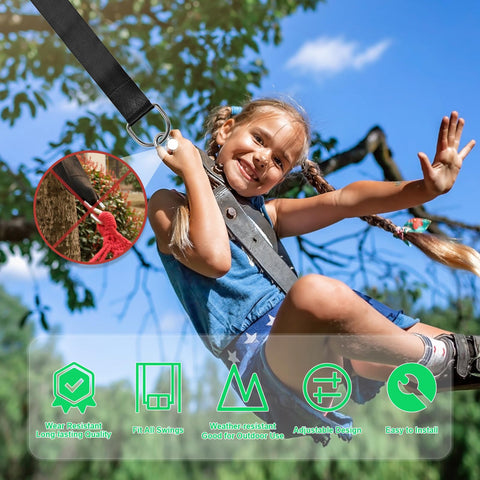 Wildjue universal swing compatibility fits most hammock and classic swings