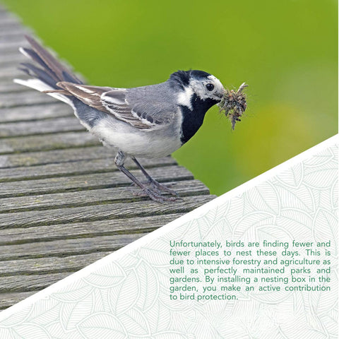 Wildlife Friend mounting strip enables simple installation on trees or walls.