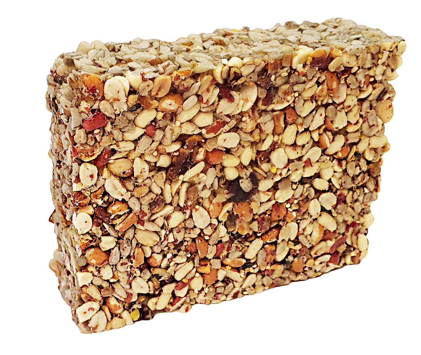 Wildlife Sciences Songbird Treats 8oz seed bars placed at a feeder for birds.