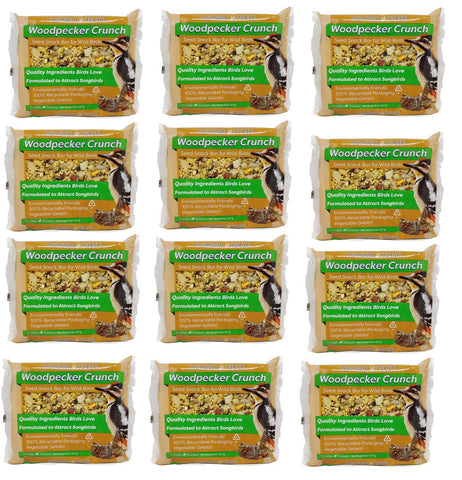 Wildlife Sciences Songbird Treats Seed Bars front packaging shows a convenient 12-pack for backyard feeding.