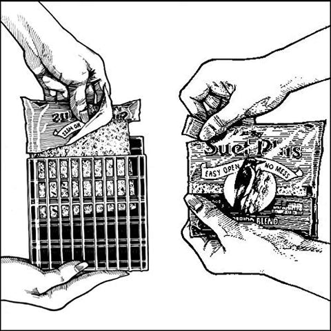 Wildlife Sciences seed bars use vegetable gelatin in a natural mix.