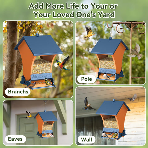 Wildpark triple squirrel-defense ports illustrate added protection against nibblers.
