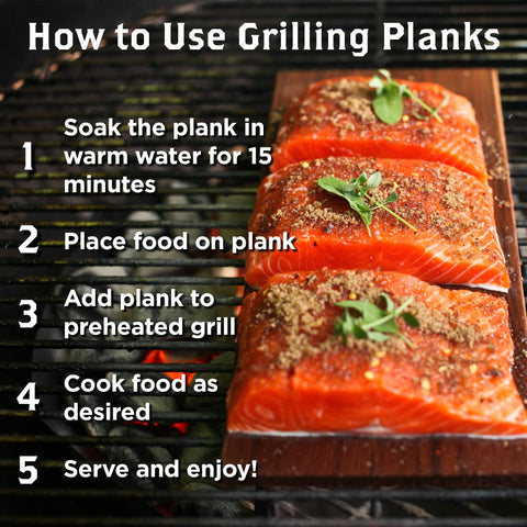 Wildwood Grilling vegetable dish on cedar plank for smoky flavor.