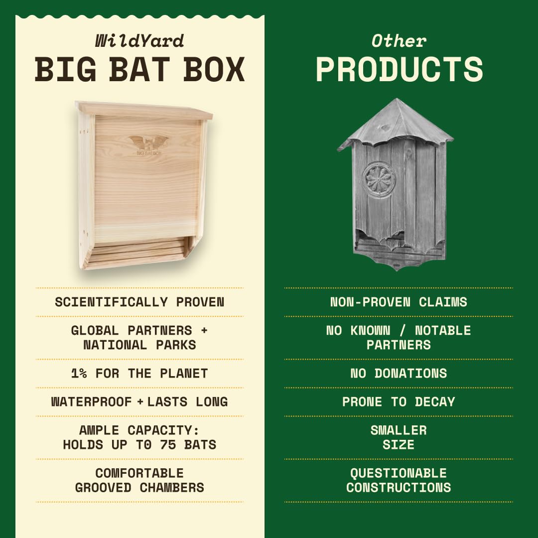 WildYard Backyard Biodiversity Roost invites bats to your outdoor space