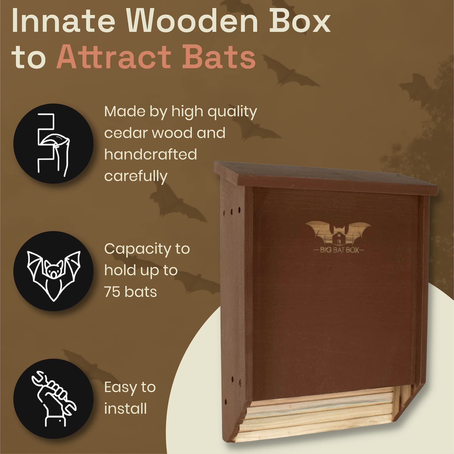 WildYard BIGBATBOX weather-resistant quarters withstand snow and rain