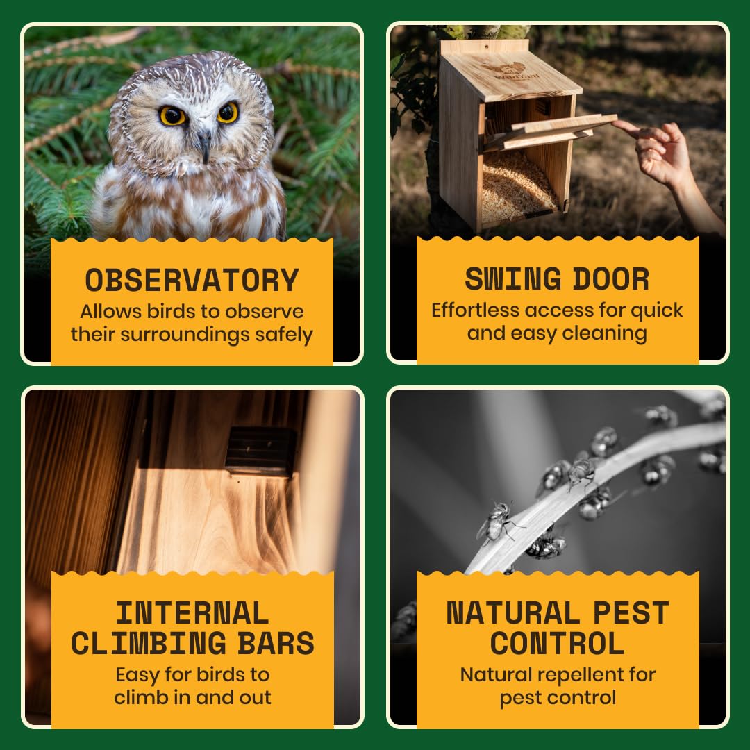 WildYard outdoor wildlife shelter provides safe shelter for local species
