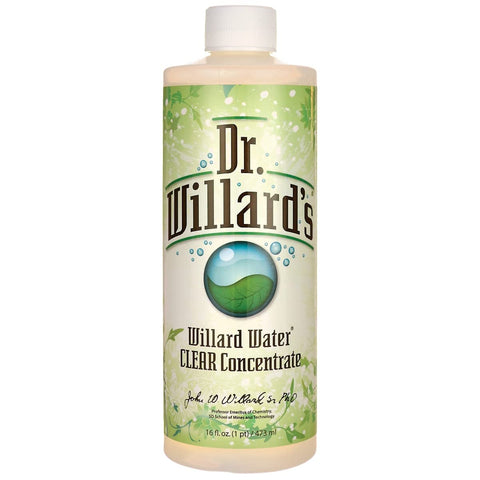 Willard Water Water Clear 16oz bottle, ideal for daily hydration.