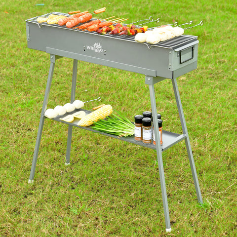 WillBBQ dual-vent control delivers precise heat and even cooking.