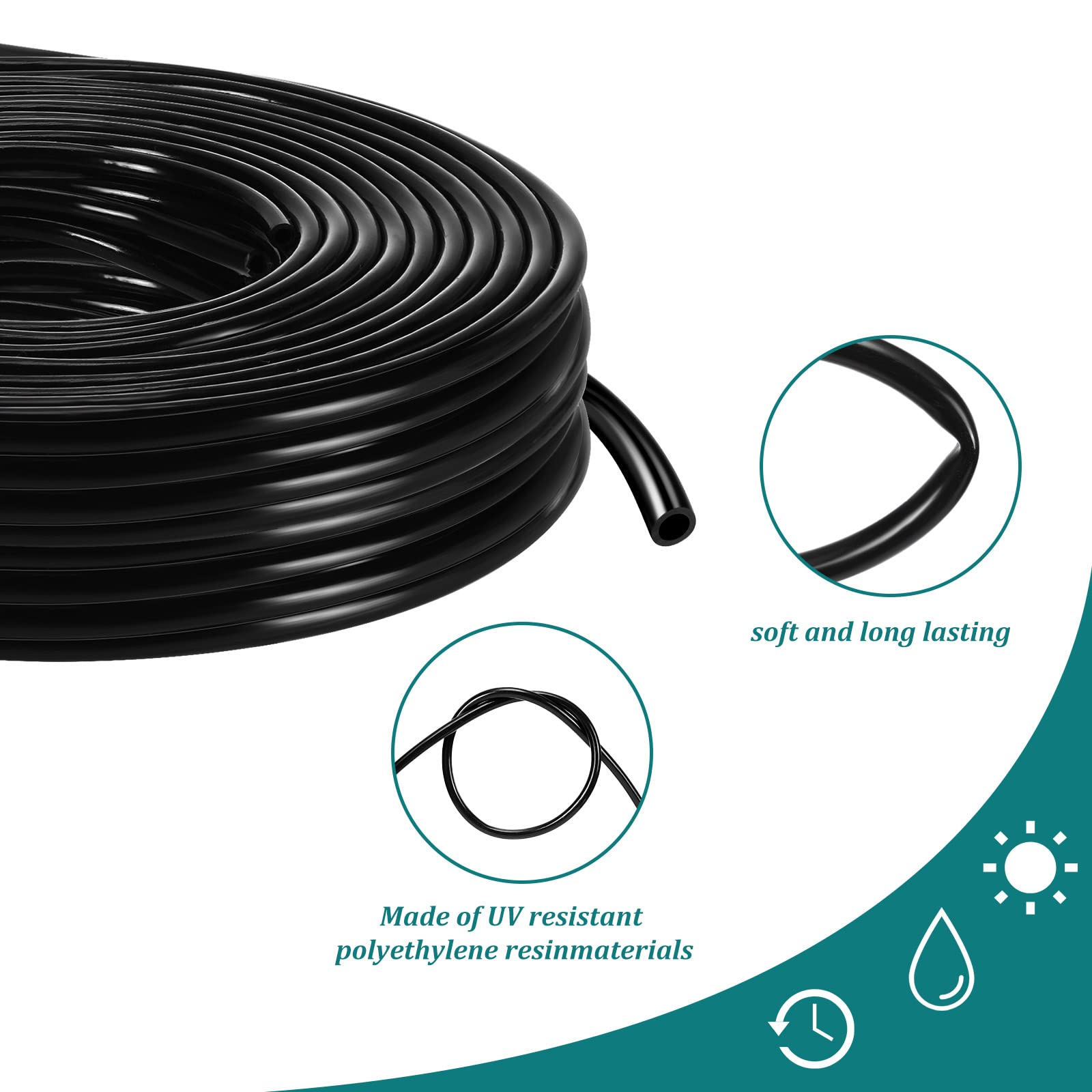 Willbond 1-4in drip tubing connectors improve quick, secure system setups for easy installations