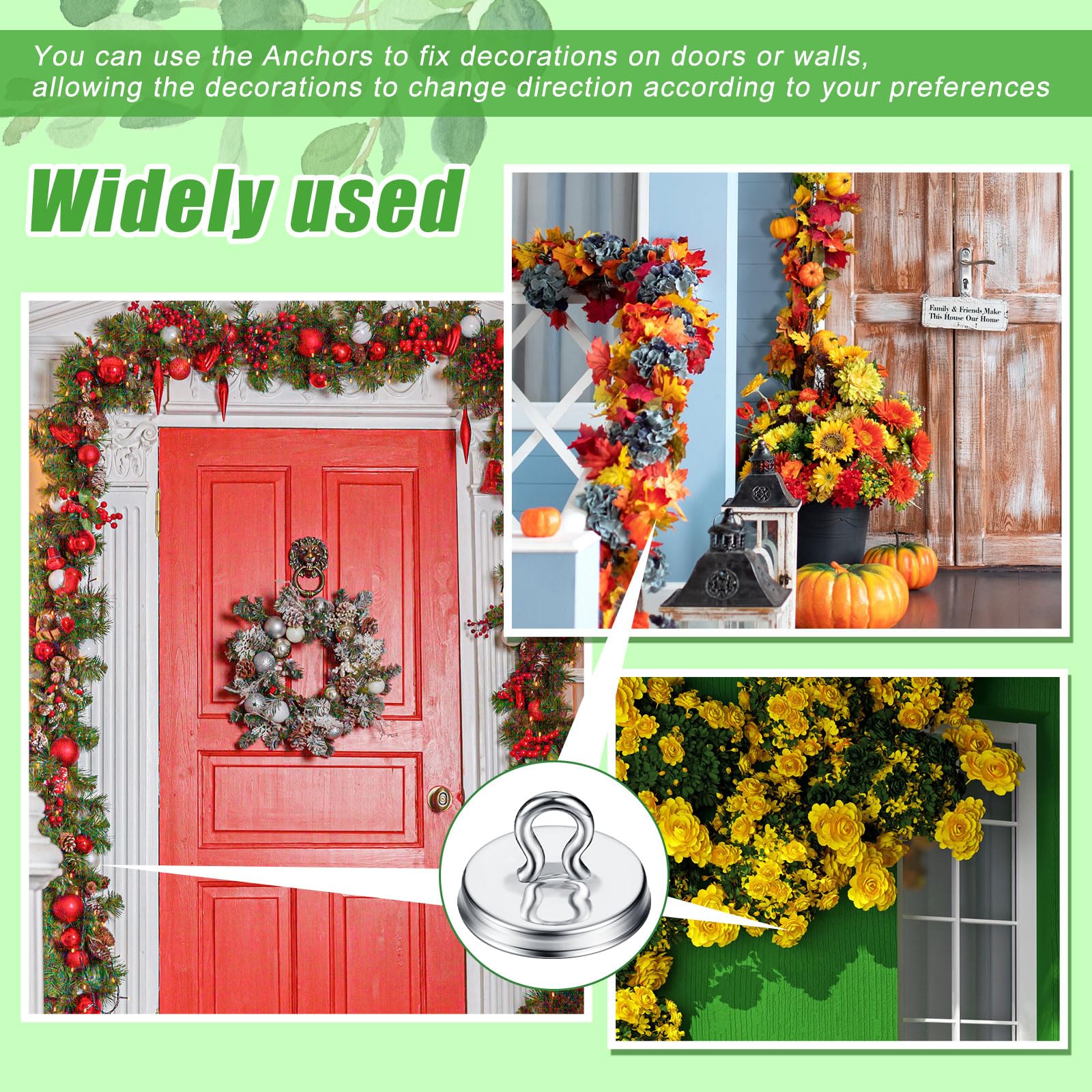 WILLBOND aluminum plant anchors withstand outdoor weather