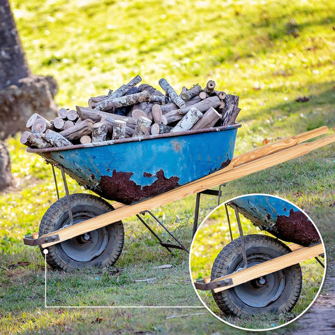 Versatile WILLBOND handles suit gardens, yards, barns, and light construction tasks.