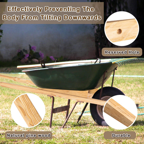 Natural pine wood with clear finish delivers durable, long-lasting replacement.