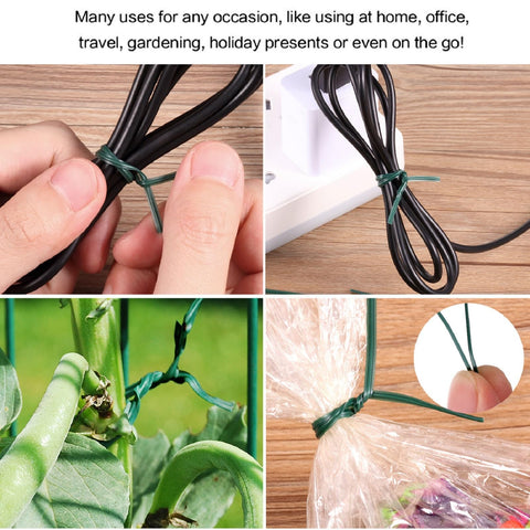 WILLBOND plastic twist tie helps with cable organization and cord management.