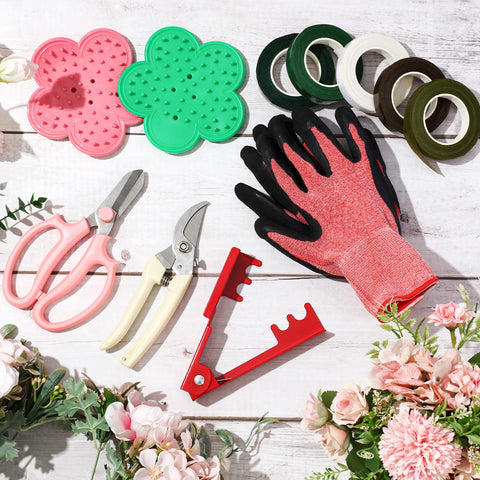 WILLBOND pink floral scissors used to trim soft petals and stems