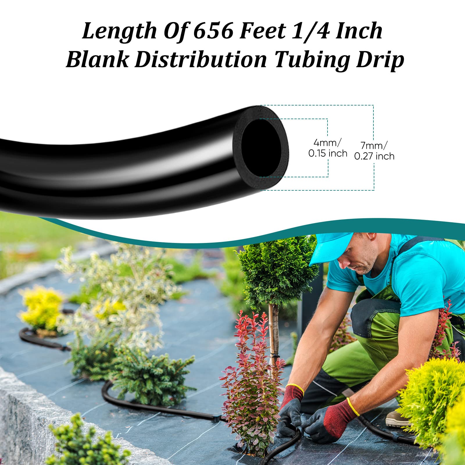 Willbond UV-resistant polyethylene tubing stays durable under sun and weather