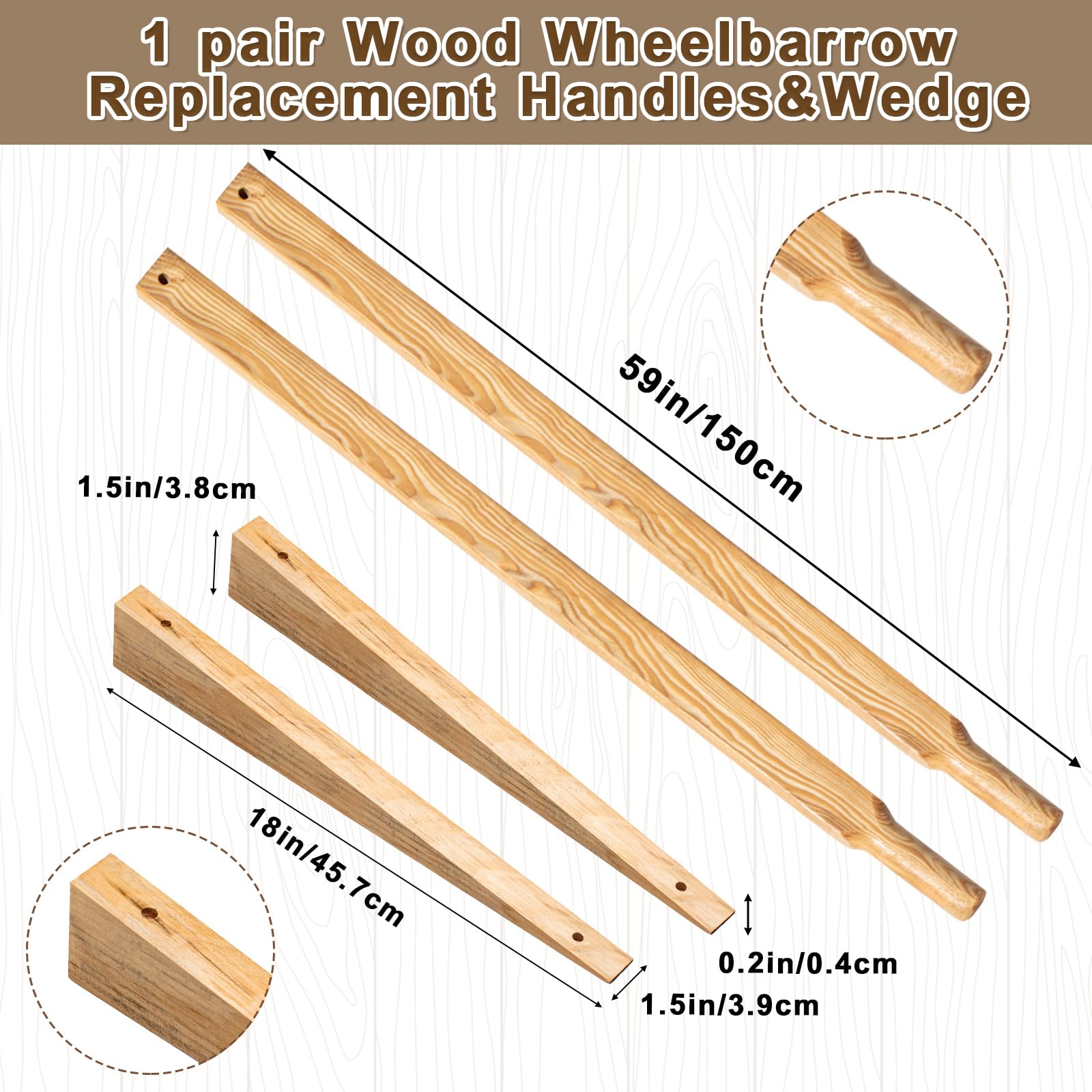 WillBOND wedge, 18.9-inch, ensures stable fit for quick setup.