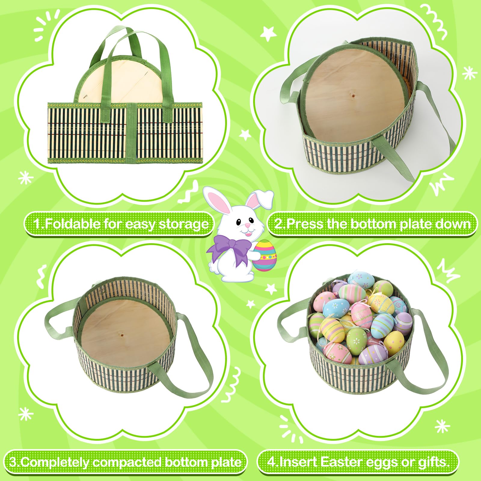 Willinglong basket showing 32 cm handle height for simple carrying.