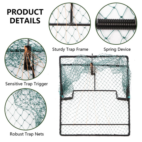 WillMesh humane pigeon trap folded for compact storage and quick deployment