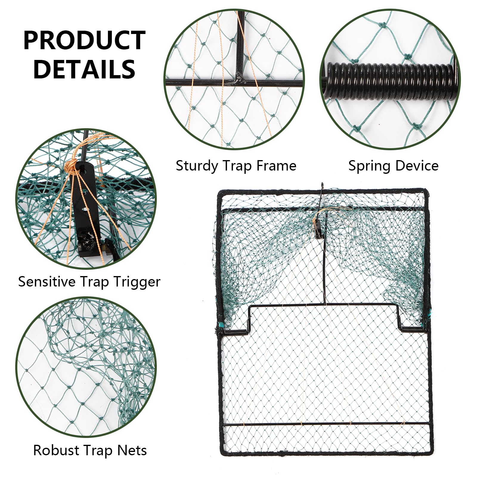 WillMesh humane pigeon trap durable steel construction for long lasting use