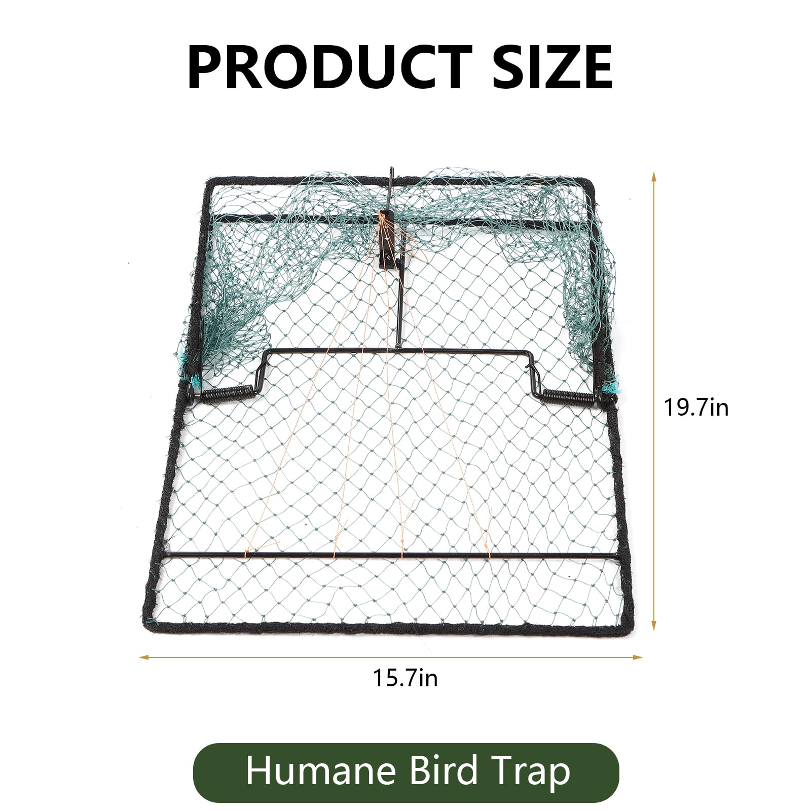 WillMesh humane pigeon trap rugged steel construction for durability