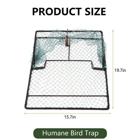 WillMesh humane pigeon trap rugged steel construction for durability