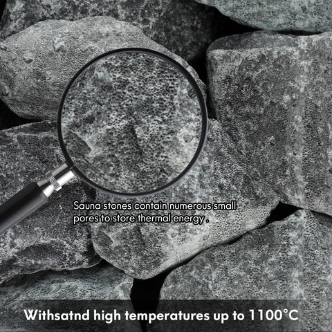 WILLOWYBE A+ grade lava stones close-up durability under heat