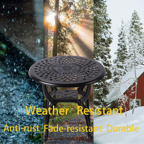 WILOUNGE easy-assembly outdoor table for quick setup and simple maintenance.