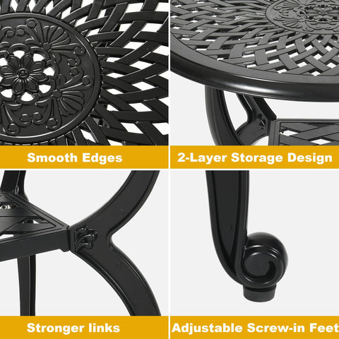 WILOUNGE elegant retro design adds timeless charm to balcony or garden.