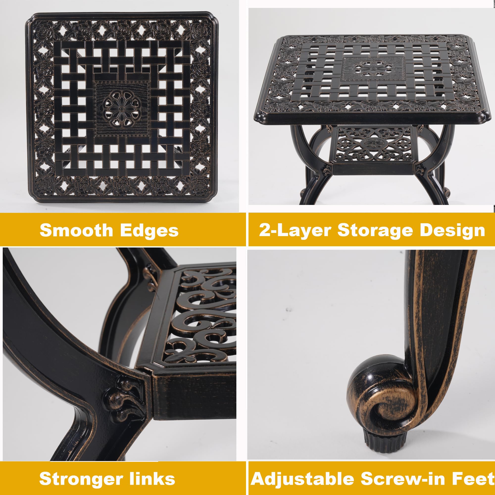wilounge two-layer storage design keeps essentials within reach during outdoor gatherings