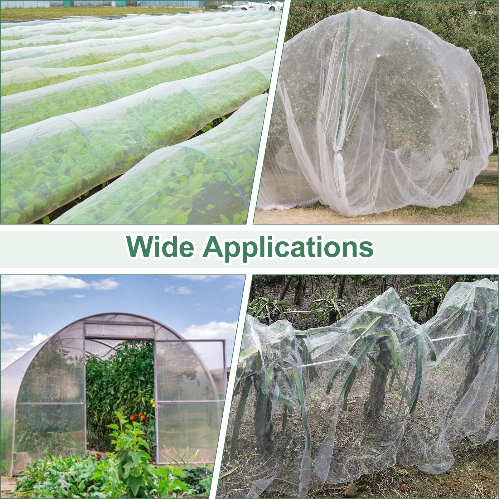 WiMas Garden Netting stores easily when not in use to save space.