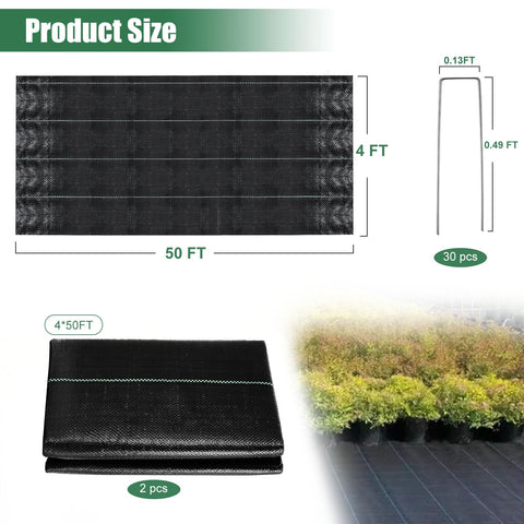WiMas weed barrier fabric weave detail highlights breathable, permeable design for healthy soil.