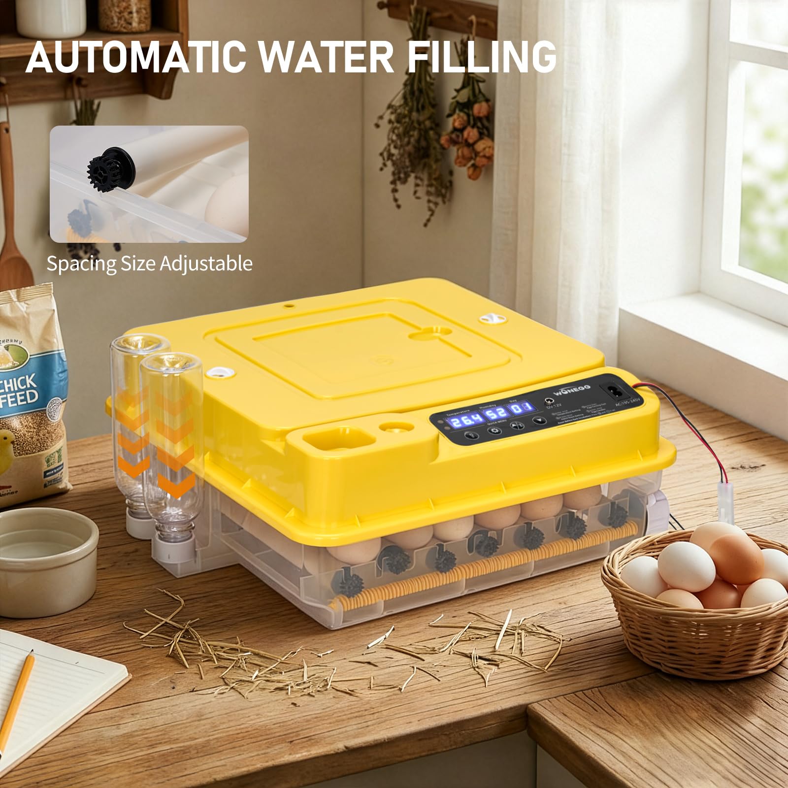 Winado automatic water replenishment system maintaining humidity levels.