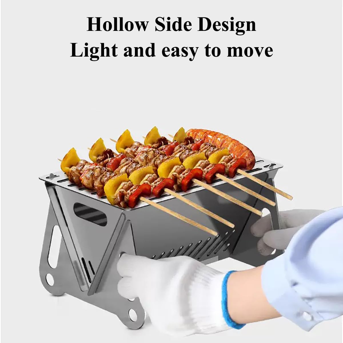 Winb stainless steel build resists rust for durable outdoor cooking.