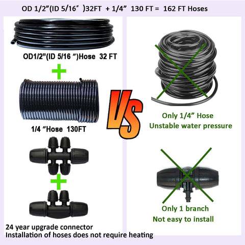Winbomgo 5/16 in ID hose for durable garden irrigation