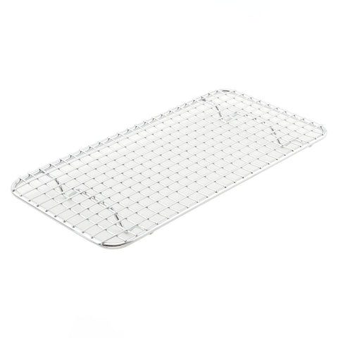 Winco PGW-510 pan grate provides cooling and baking support for third-size pans.