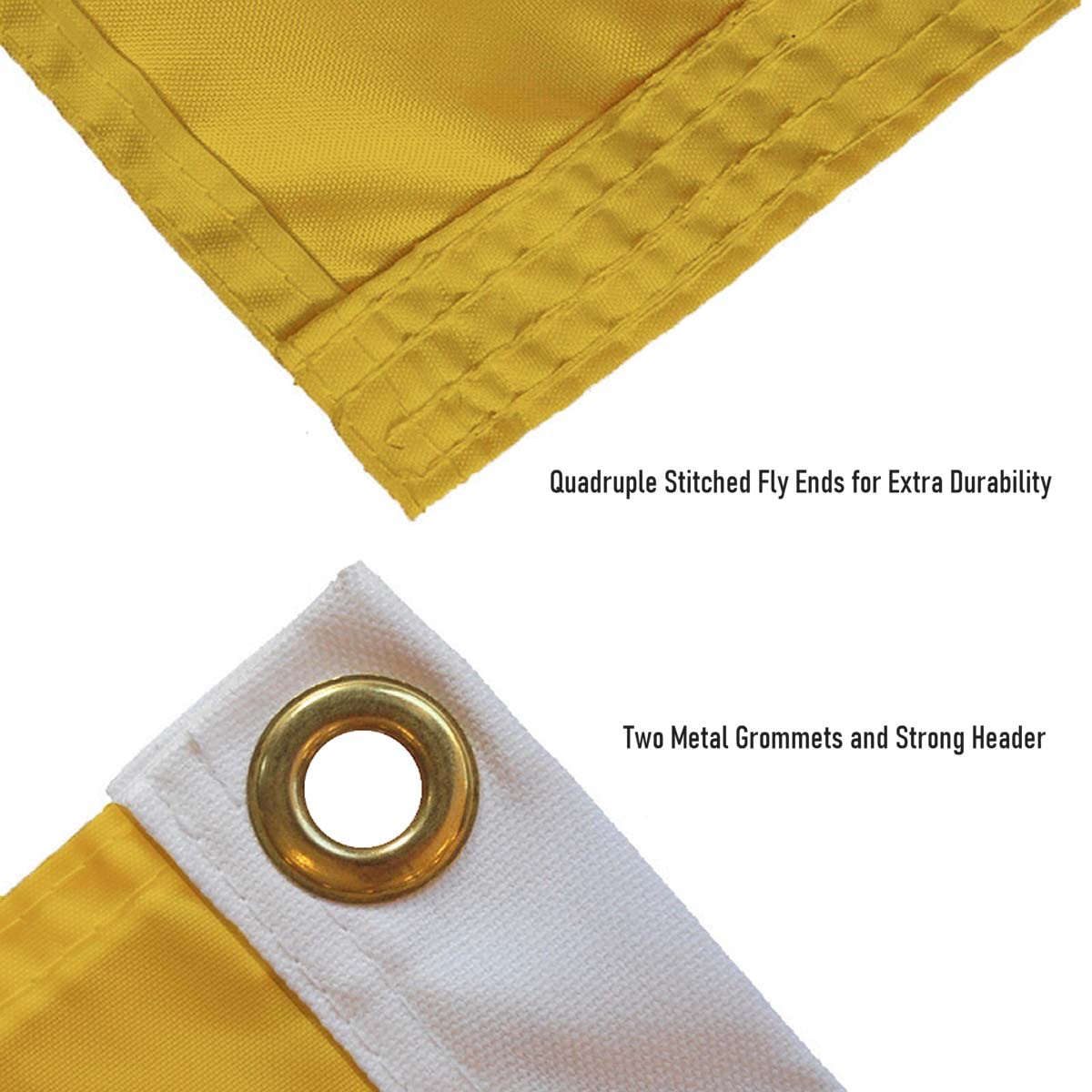 WinCraft Irish ND Logo 3x5 banner flag durable grommets for tailgating.