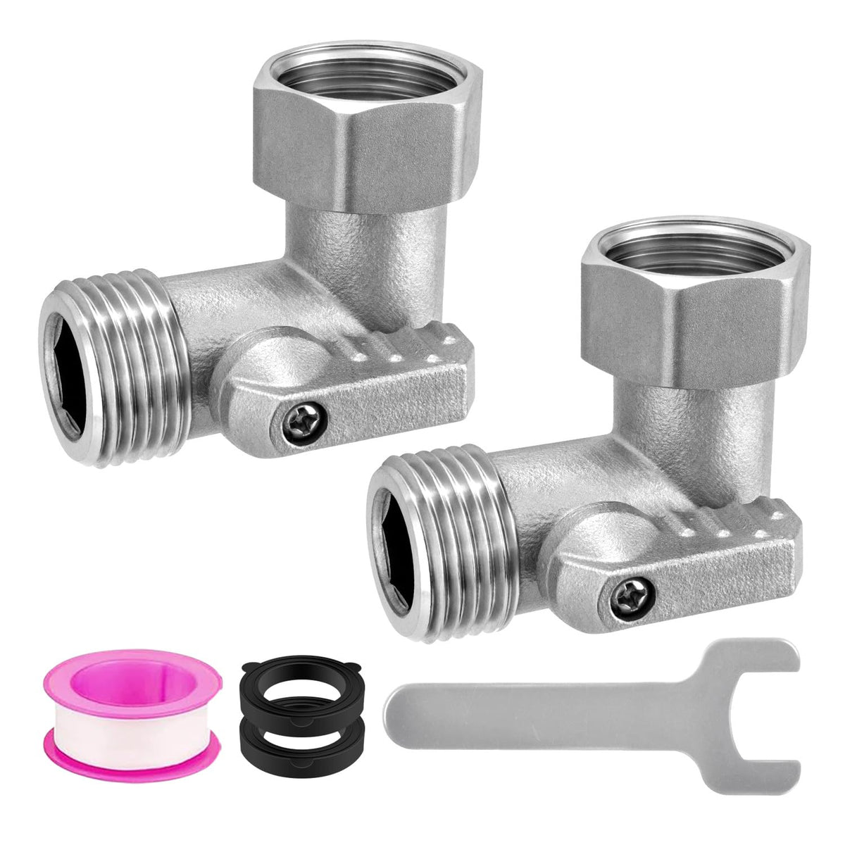 Windblowgrass 90-degree hose elbow connector reduces kinking in tight spaces