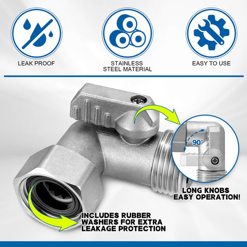 Windblowgrass extended-handle elbow easy water control with gloves