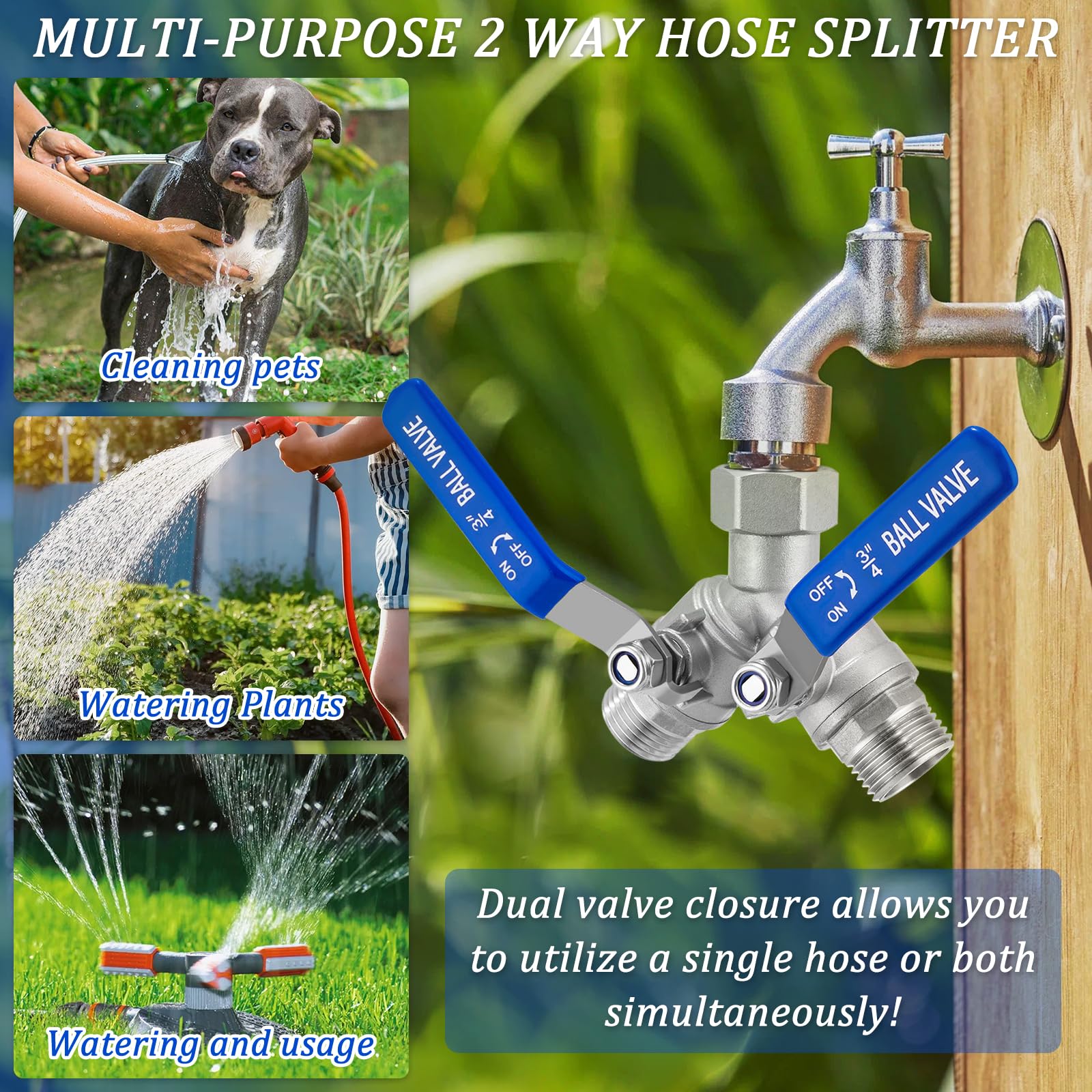 Windblowgrass includes washers, tape, and wrench for quick setup.