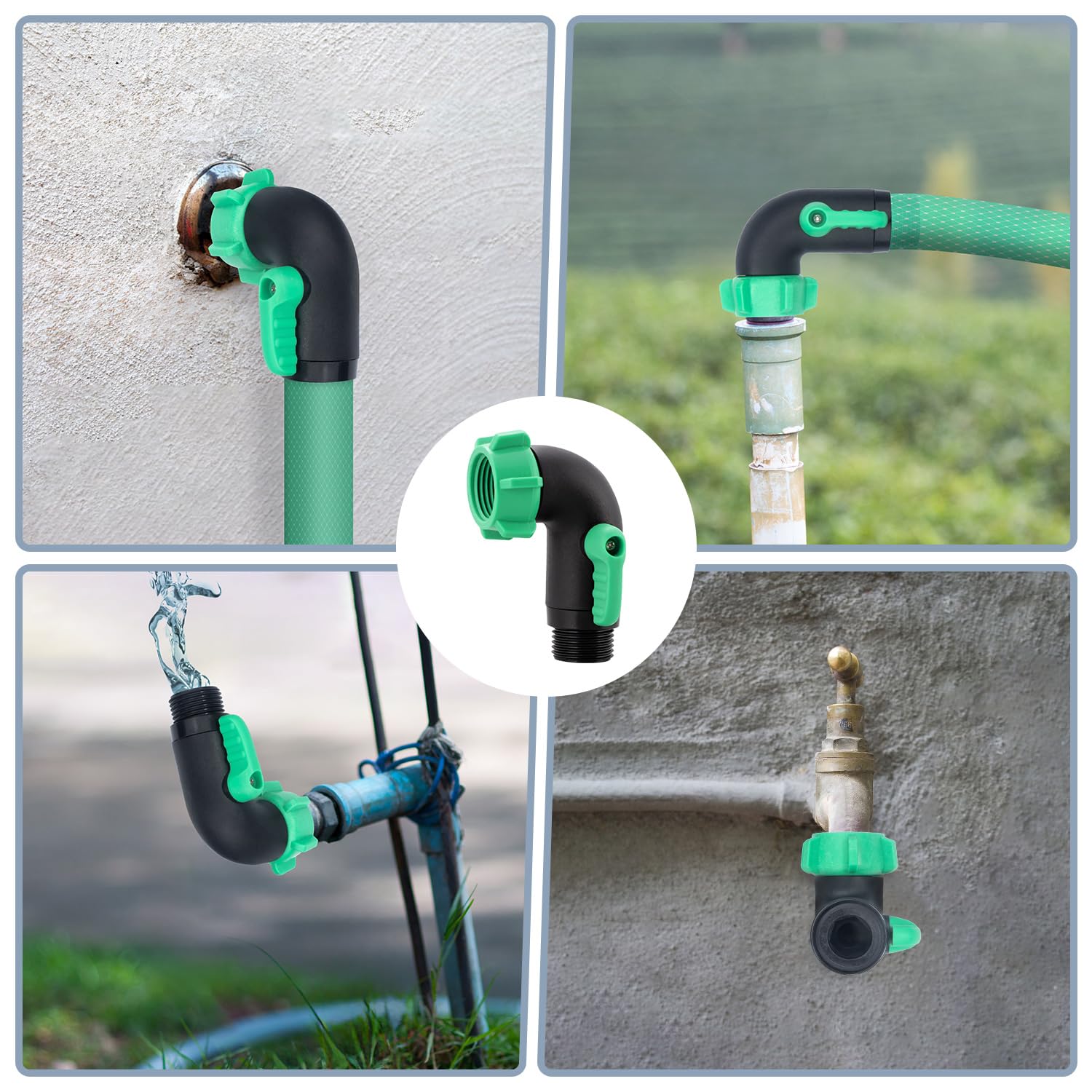 Windblowgrass elbow ideal for RVs, gardens, and hard-to-reach spigots.