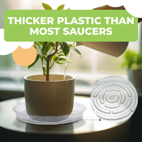 Window Garden 12-inch drainage base protects surfaces while watering