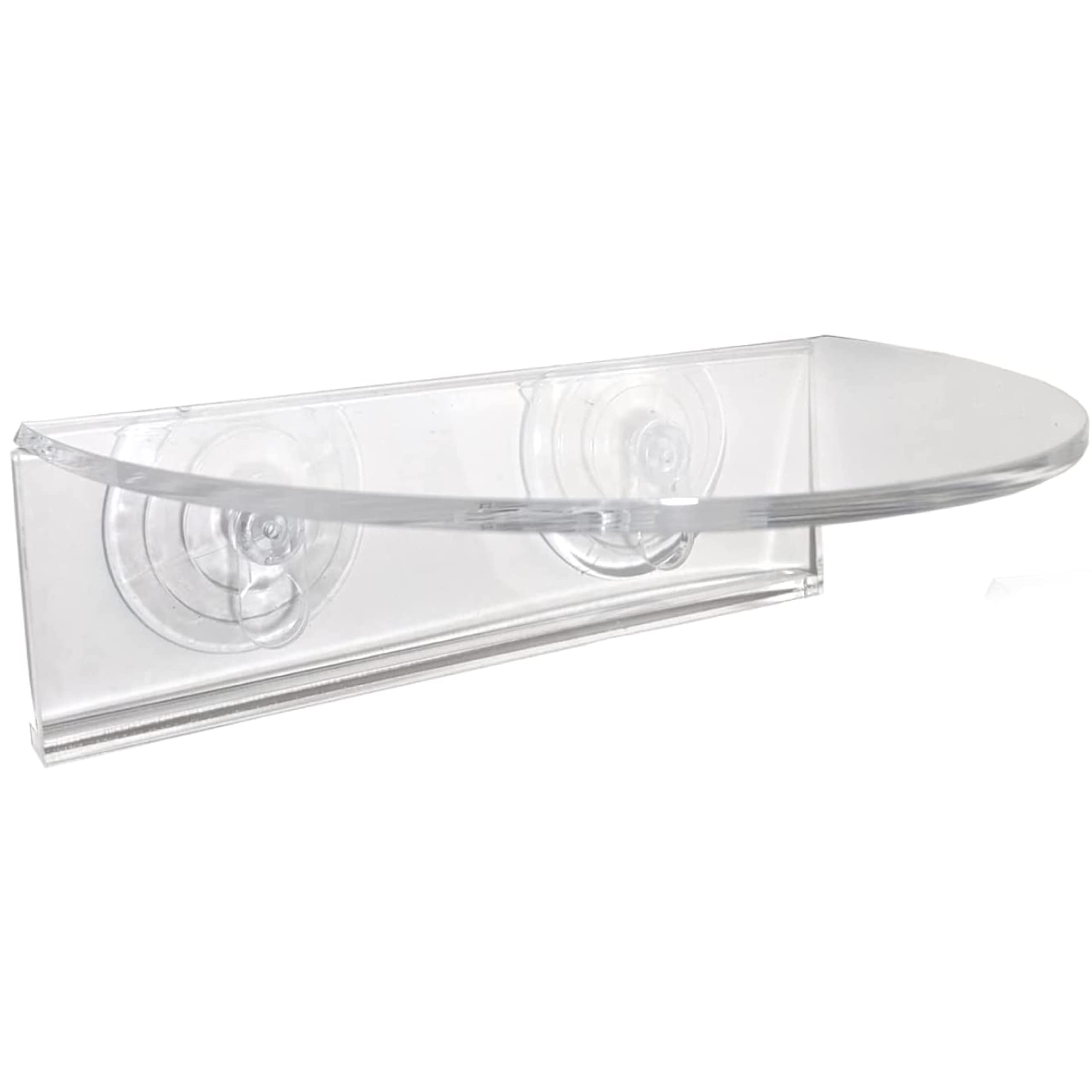 Window Garden Veg Ledge with double-ridged suction cups offering strong hold on glass surfaces