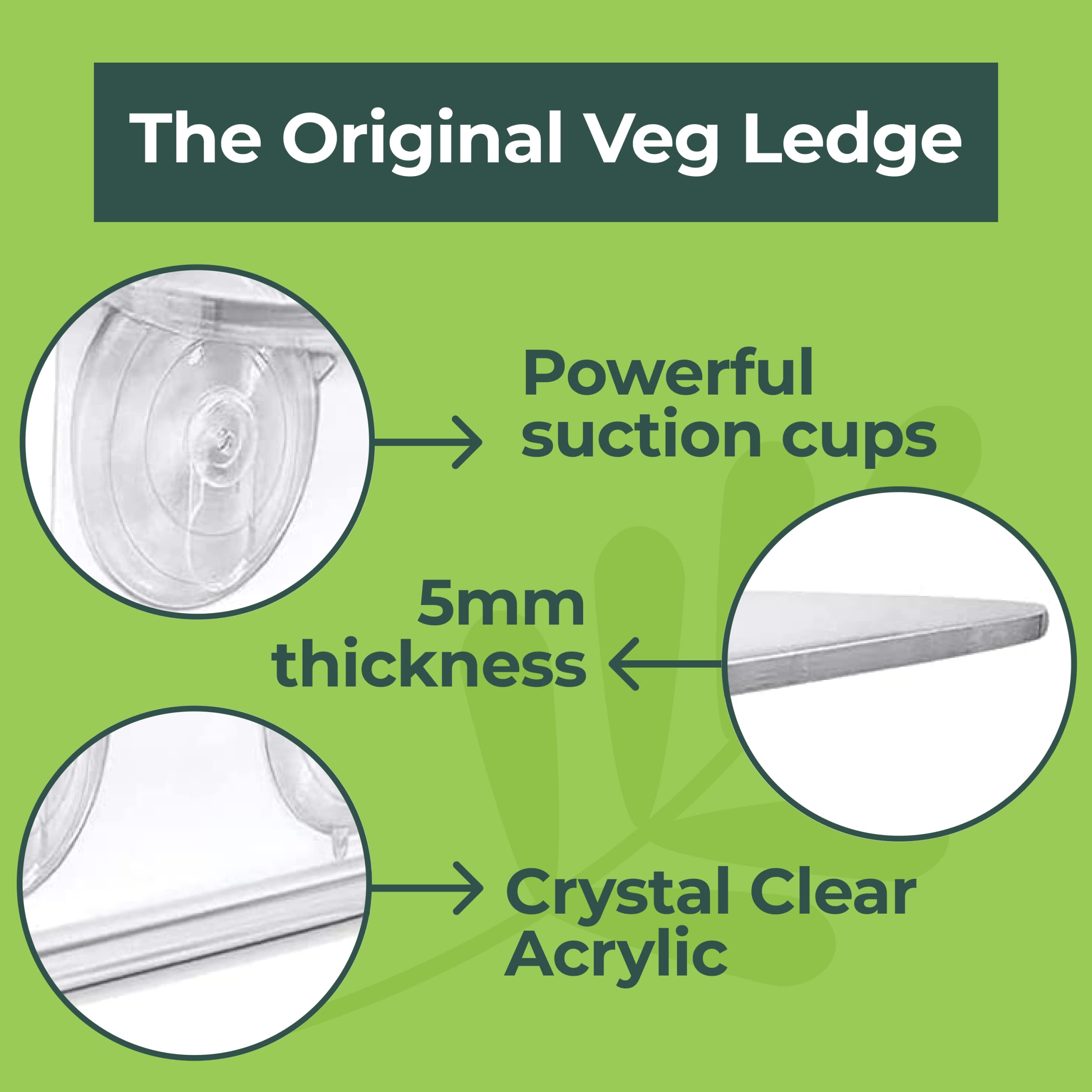Window Garden Veg Ledge glass window sill extender organizing seed starters neatly